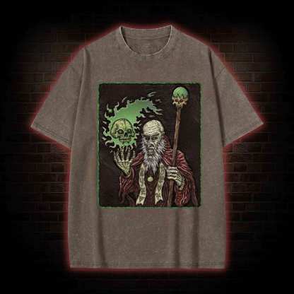 Necromancer Retro Washed T-shirt