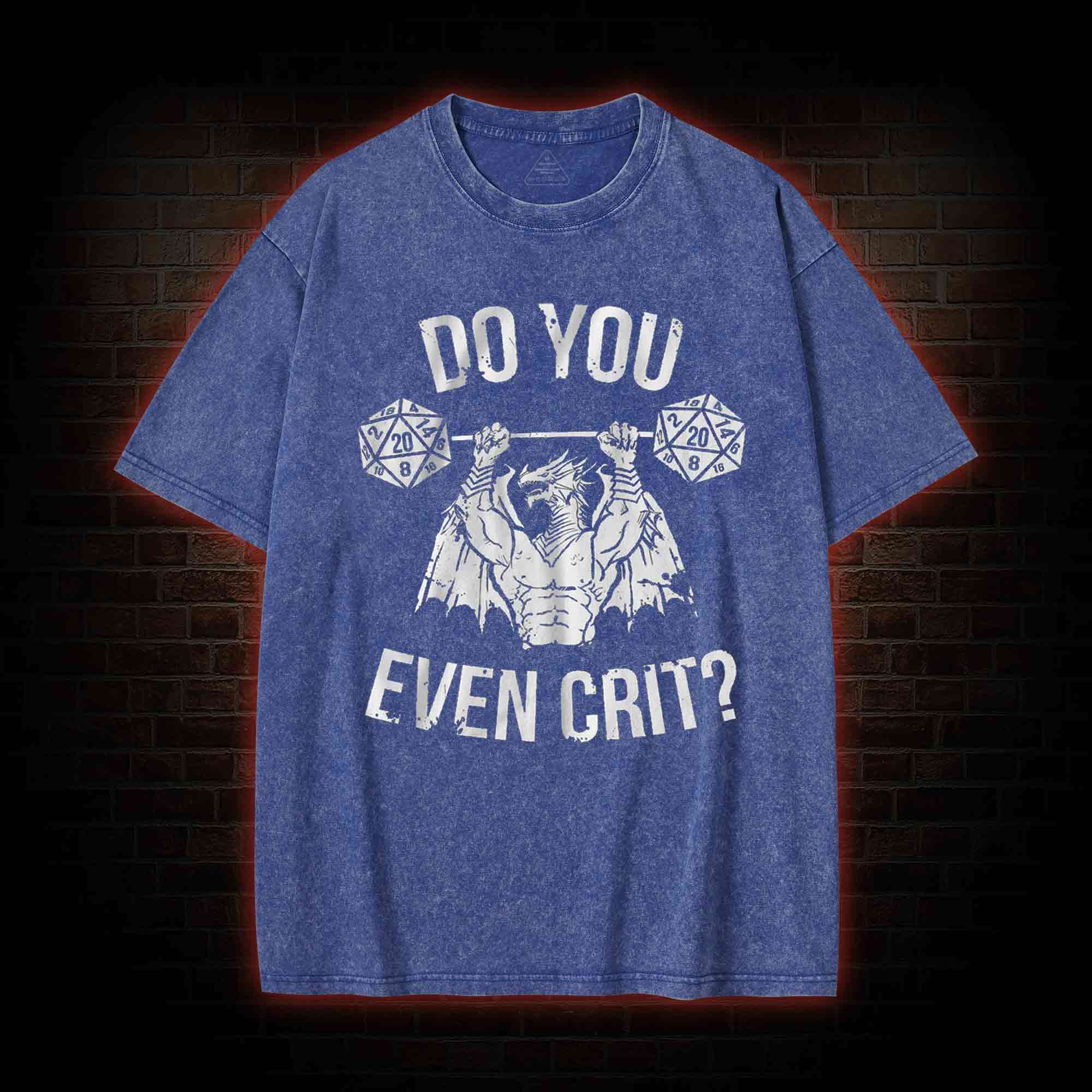 Do You Even Crit? Washed T-shirt