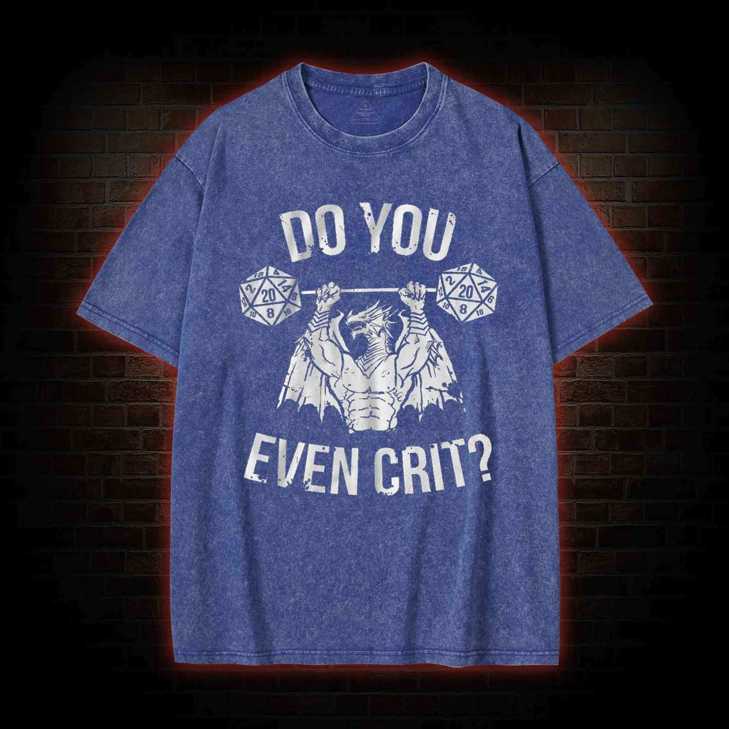 Do You Even Crit? Washed T-shirt