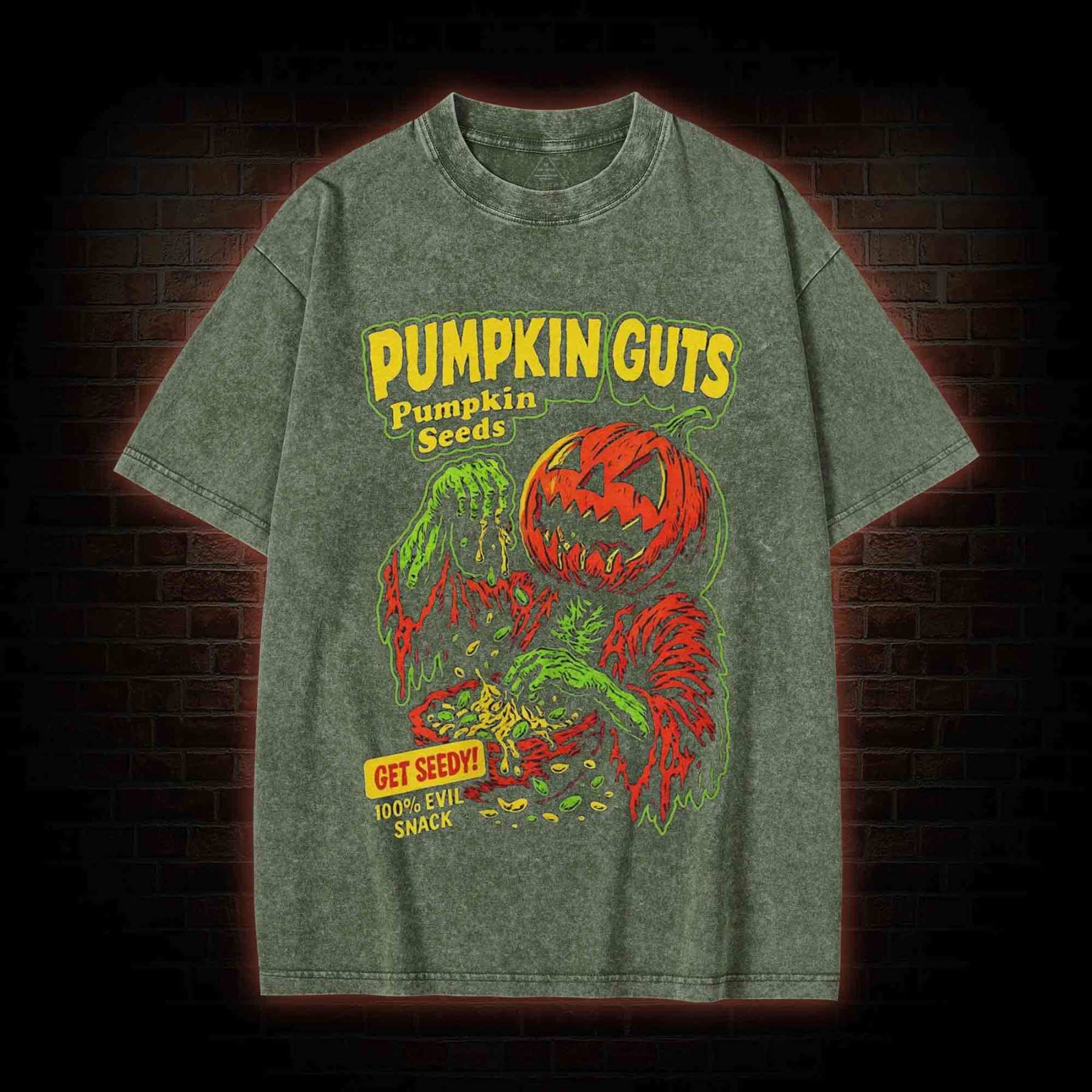 Pumpkin Guts Washed T-shirt