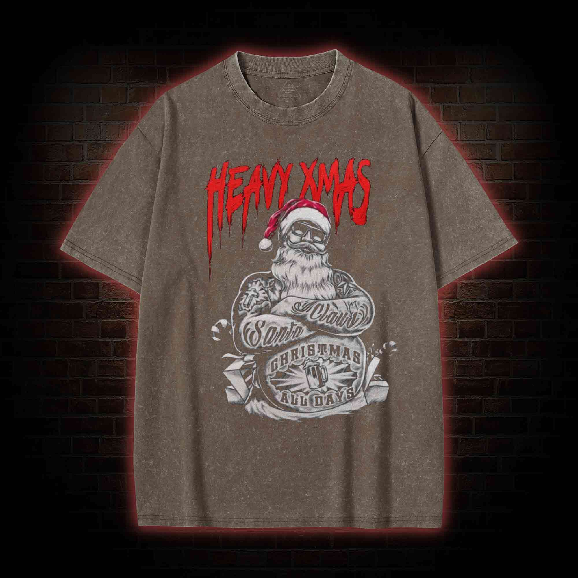 Heavy Xmas Washed T-shirt