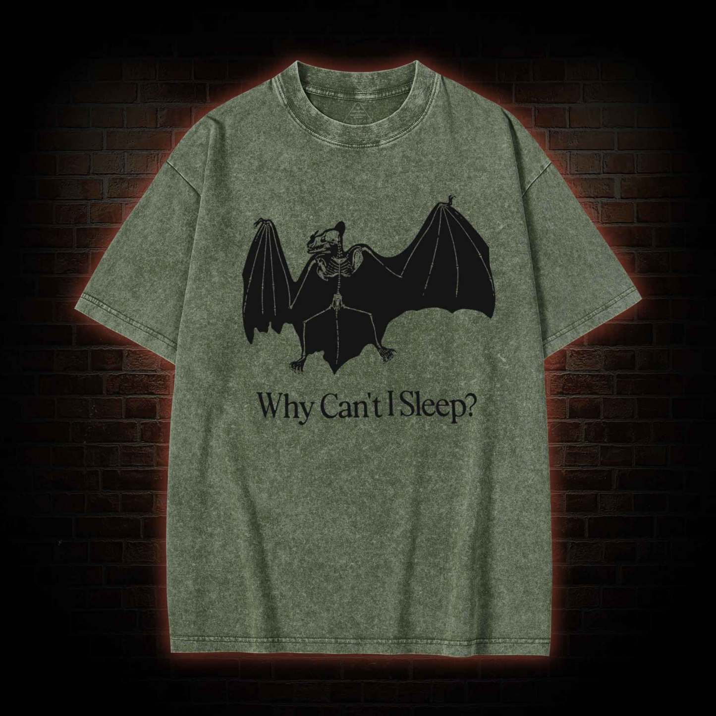 Why Can't I Sleep? Washed T-shirt