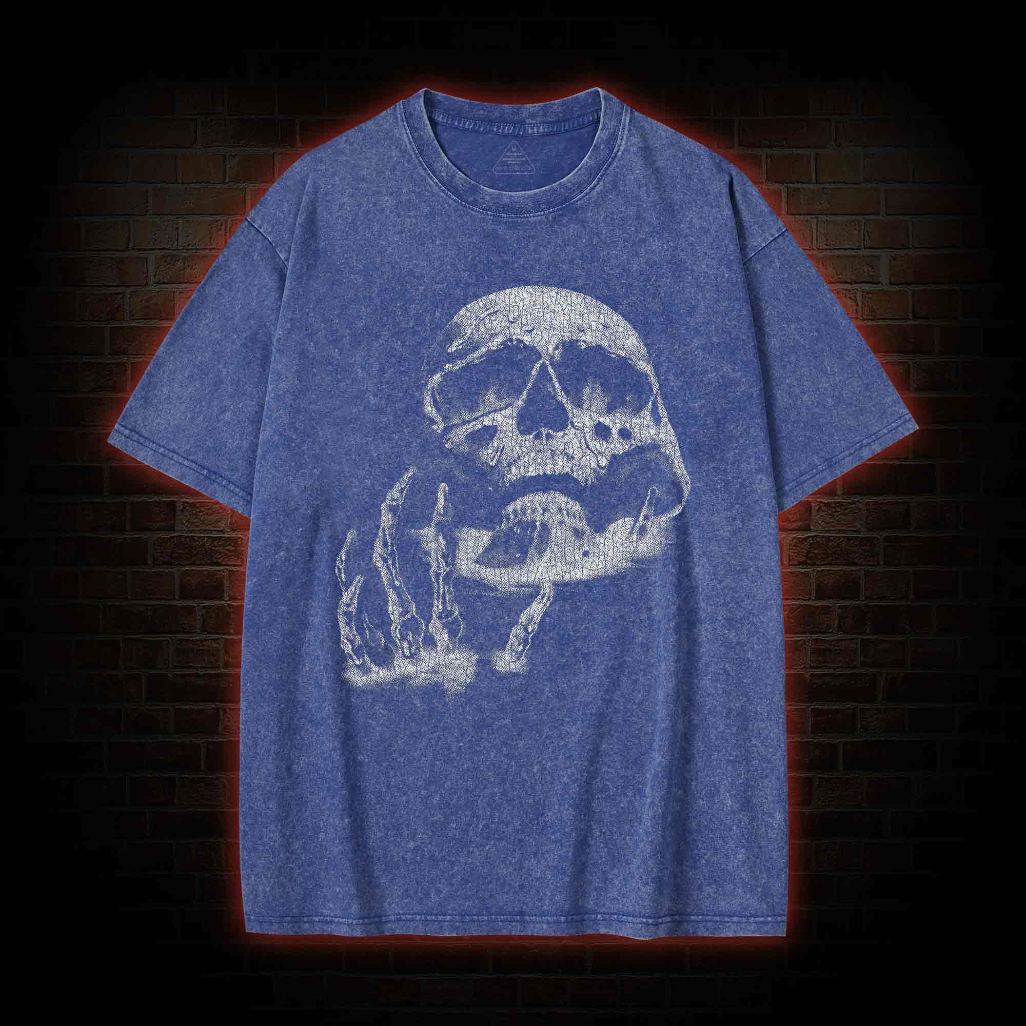 Vintage Skeleton Washed T-shirt