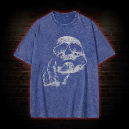 Vintage Skeleton Washed T-shirt