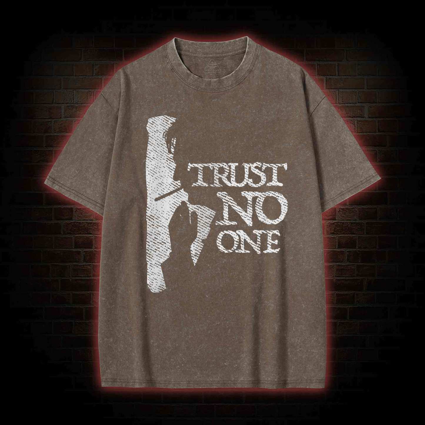 Trust No One Washed T-shirt