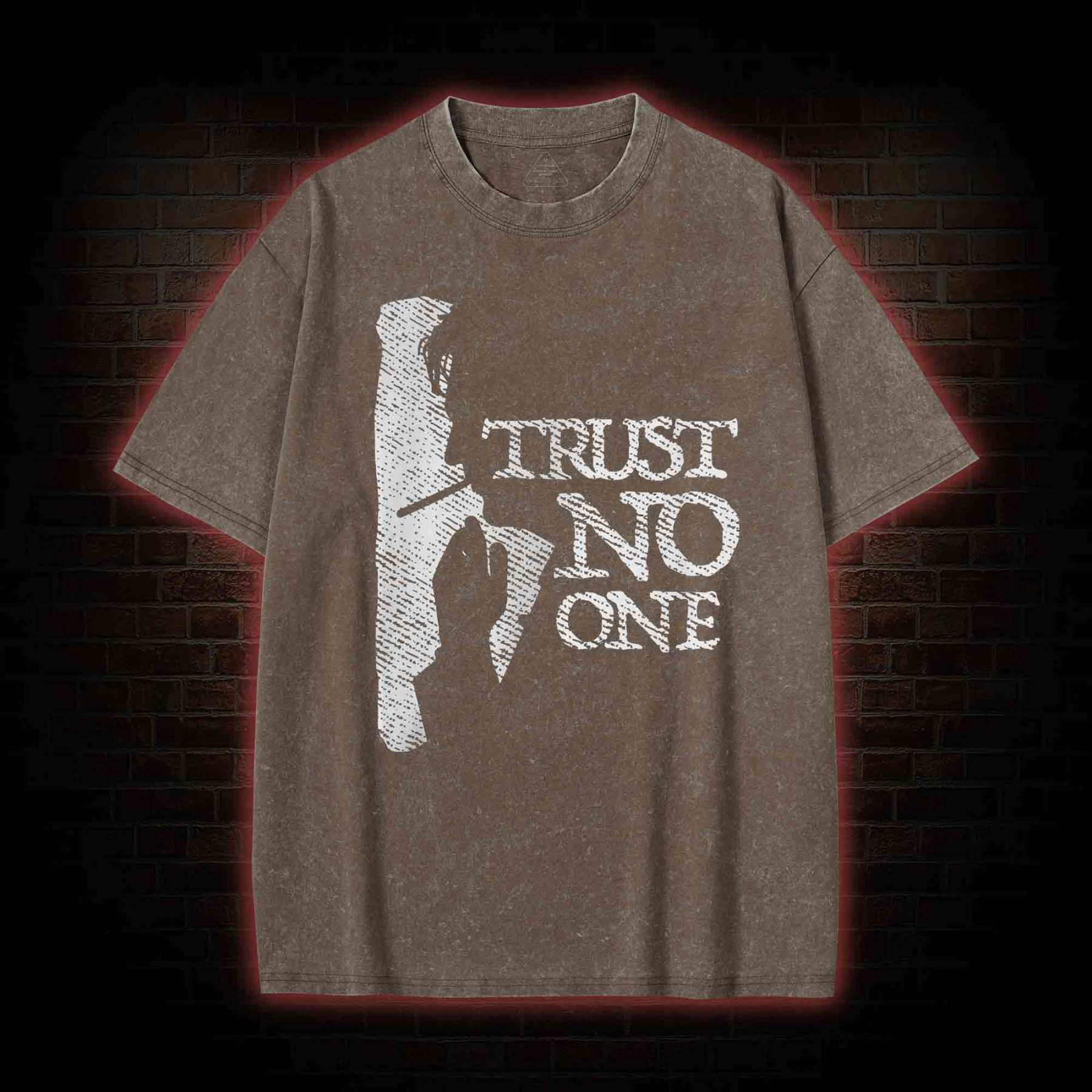 Trust No One Washed T-shirt
