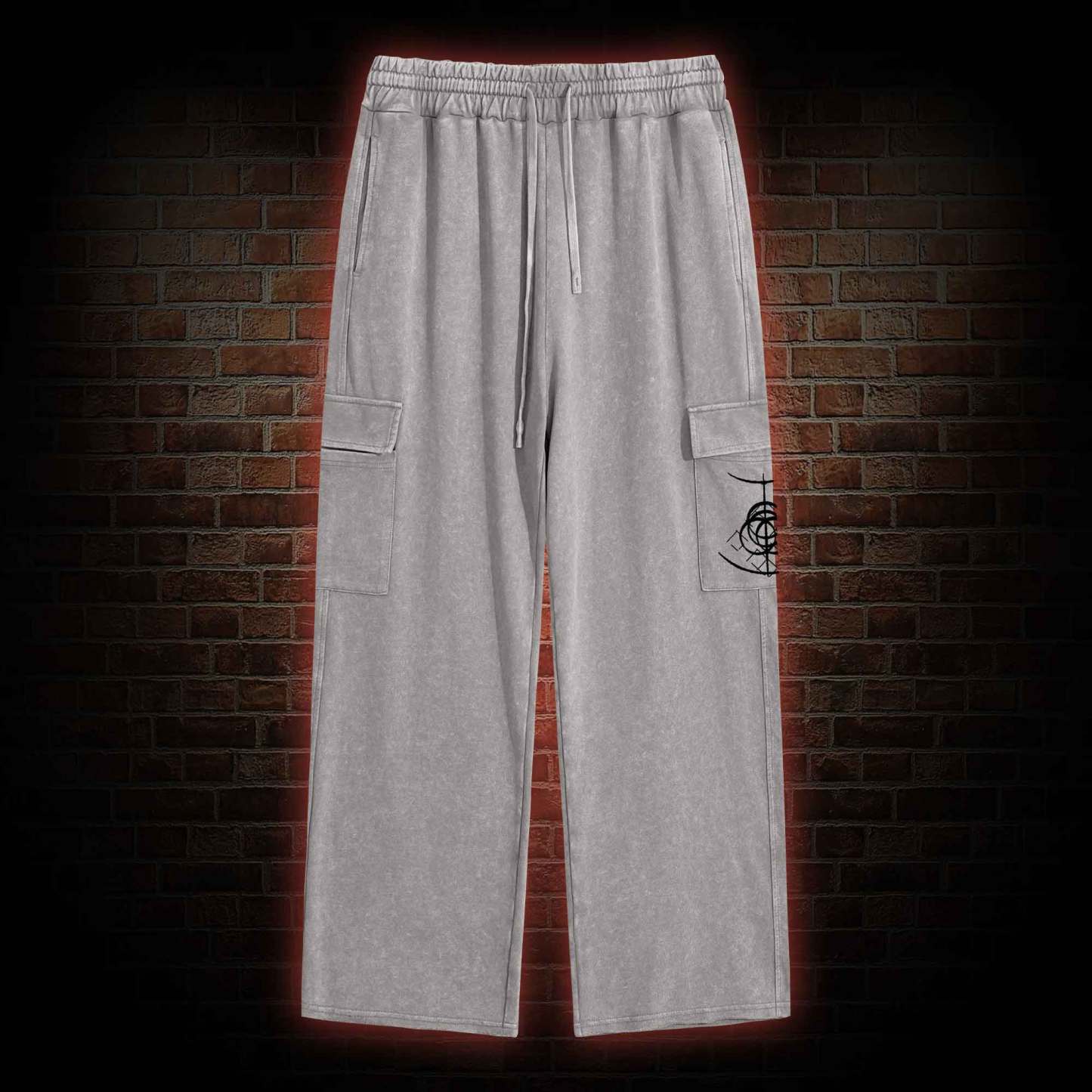 The Fallen Leaves Tell a Story Washed Cargo Pants