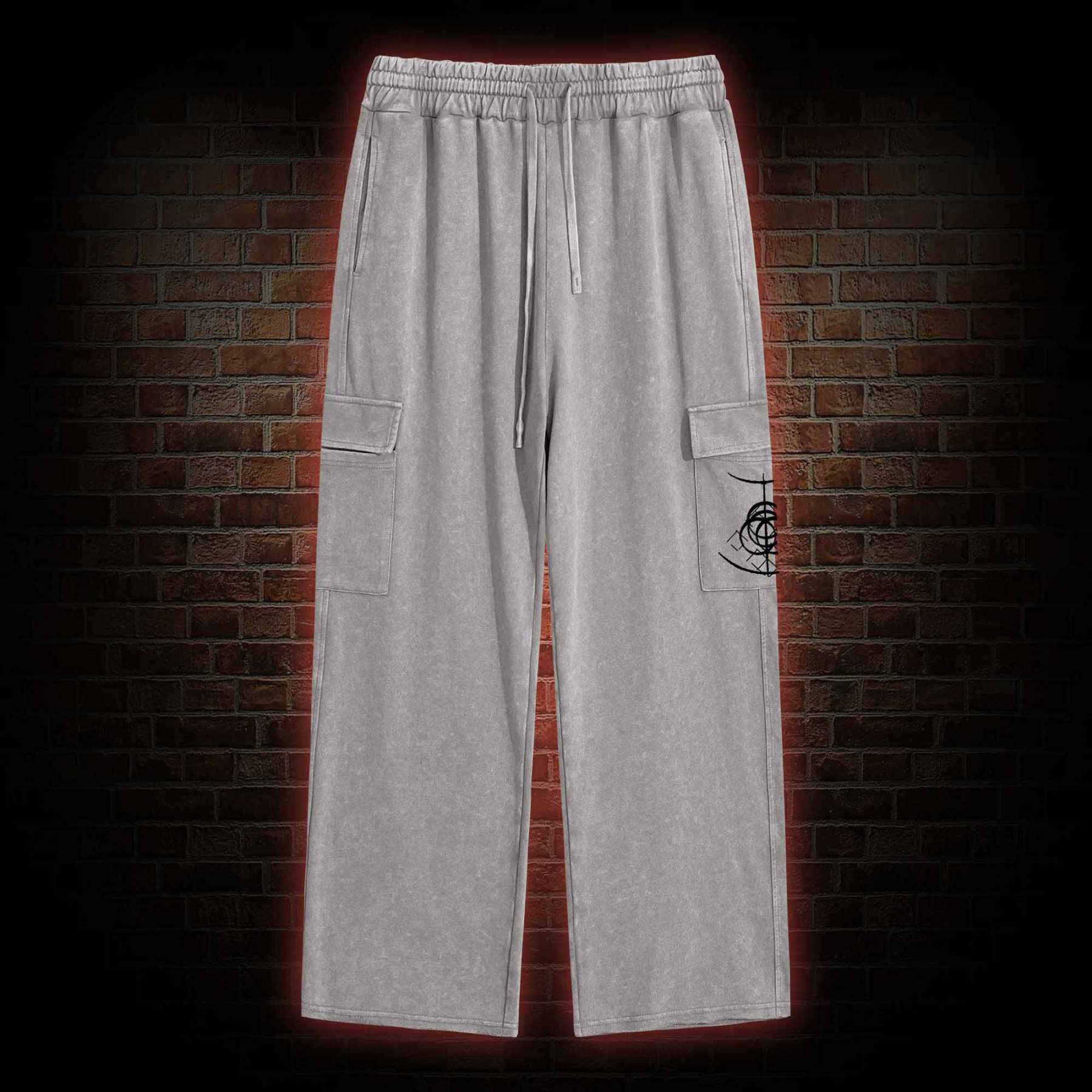 The Fallen Leaves Tell a Story Washed Cargo Pants