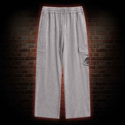 The Fallen Leaves Tell a Story Washed Cargo Pants