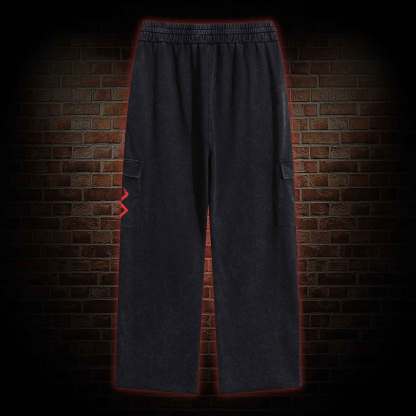 Each Man is Tortured by His Dream Washed Cargo Pants