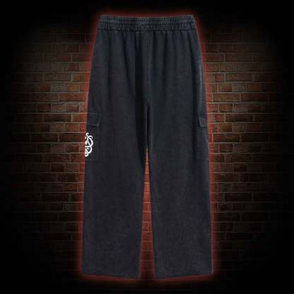 Cthulhu Washed Cargo Pants