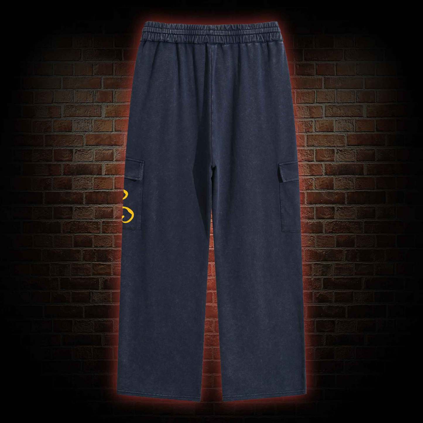 The King in Yellow Washed Cargo Pants