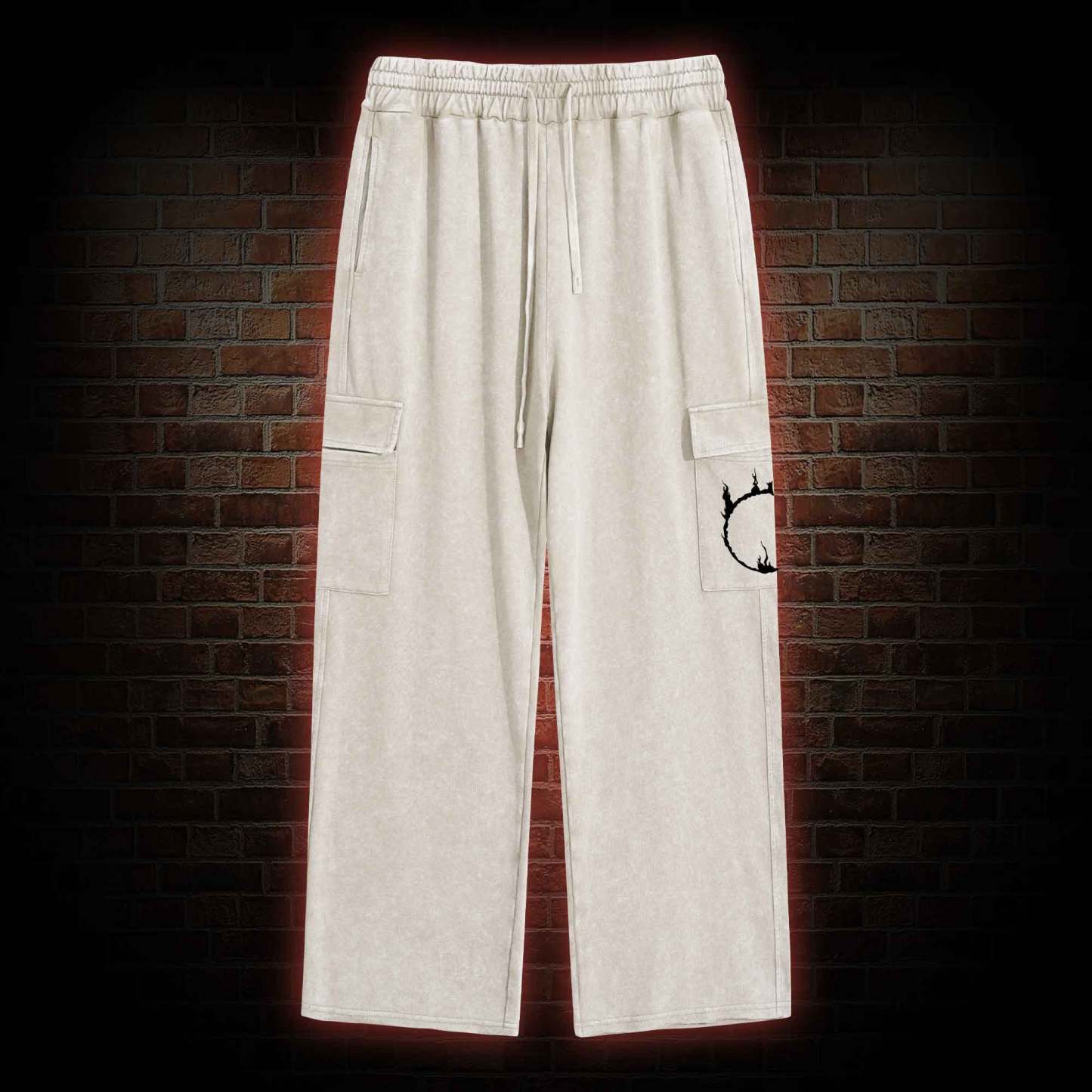 Accursed Undead Washed Cargo Pants