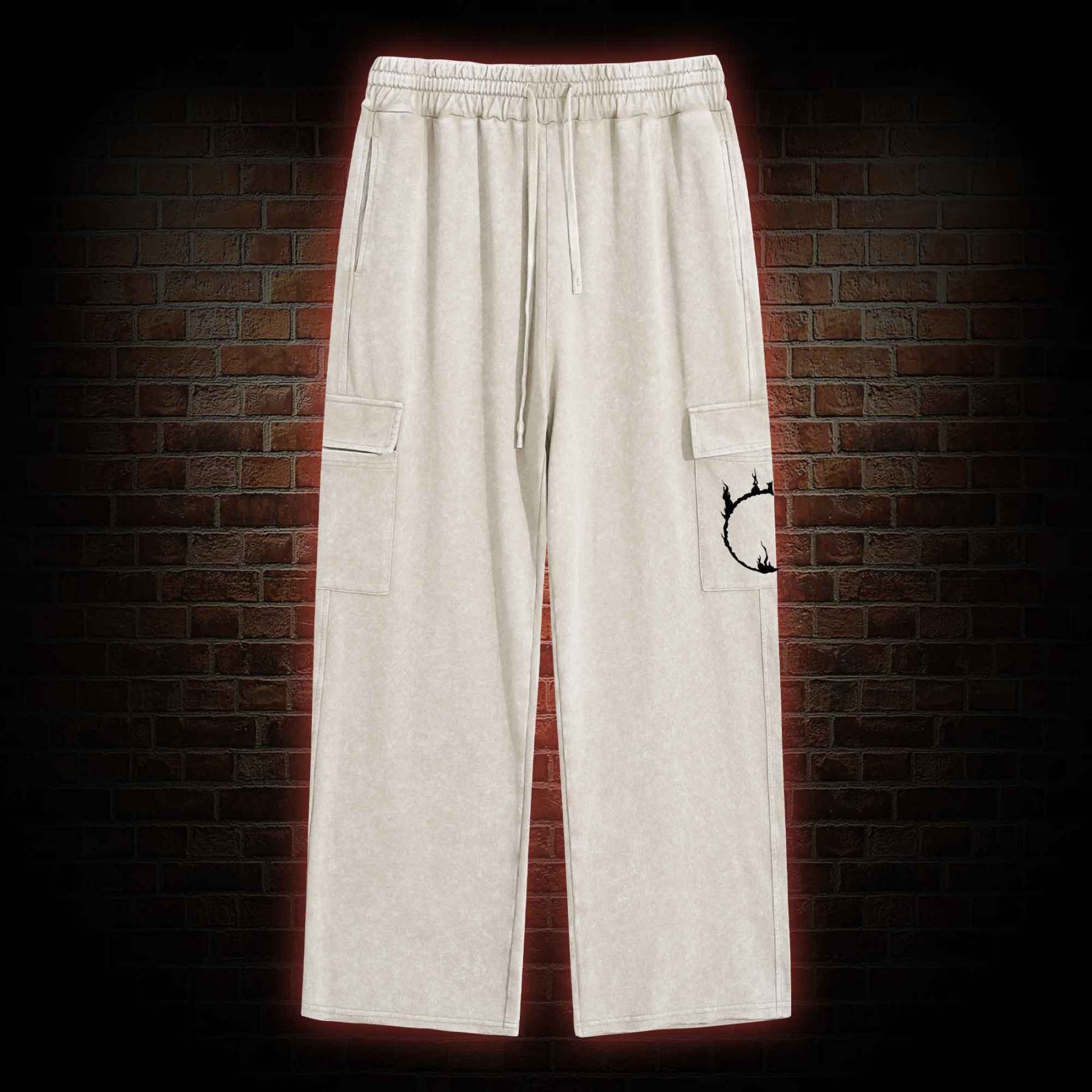 Accursed Undead Washed Cargo Pants