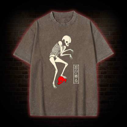 Creep Skull Washed T-shirt