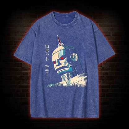 Killer Robot Washed T-shirt