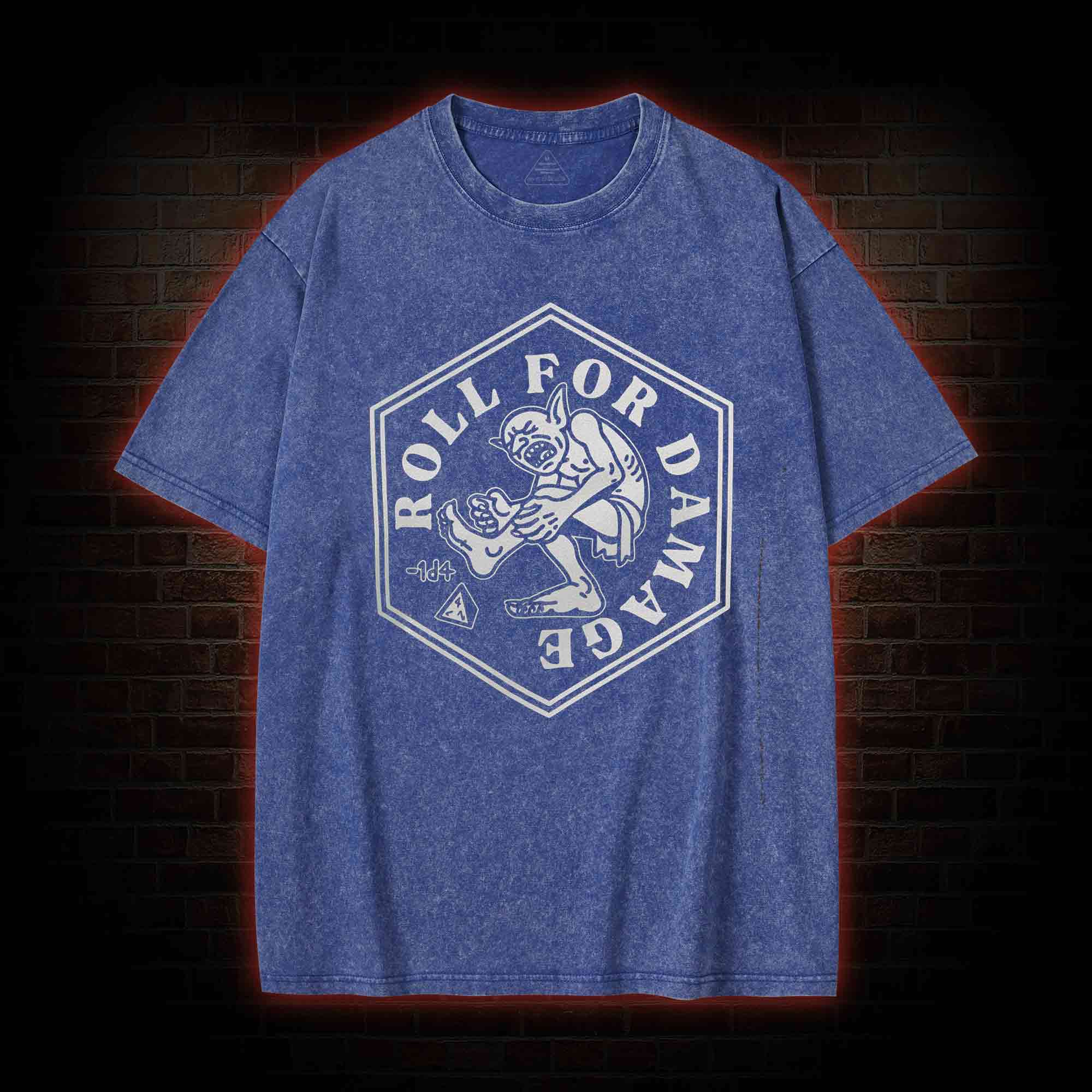 Roll for Damage Washed T-shirt