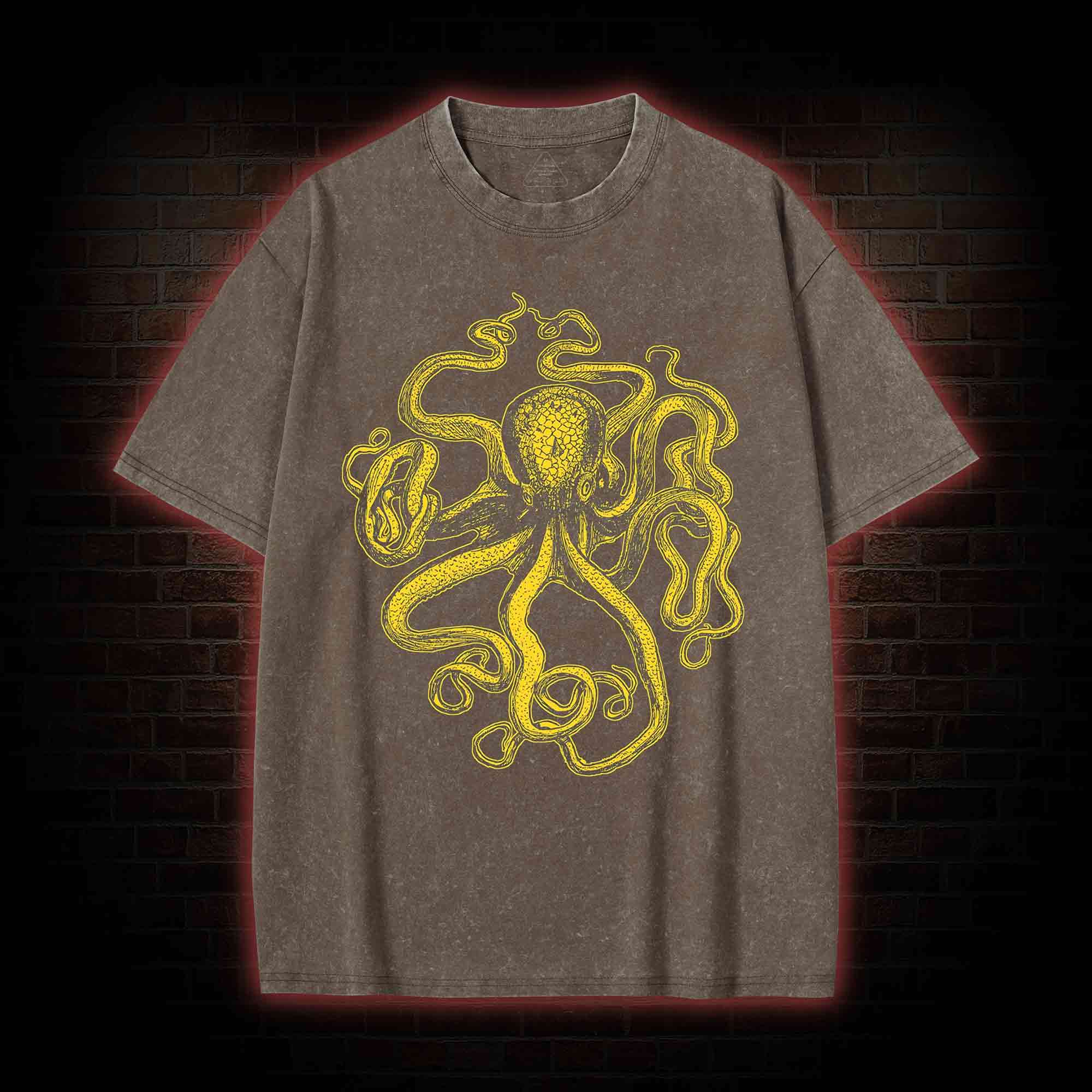 Vintage Kraken Washed T-shirt