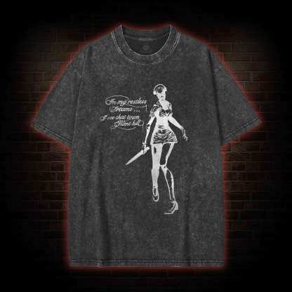 In My Restless Dreams... Washed T-shirt