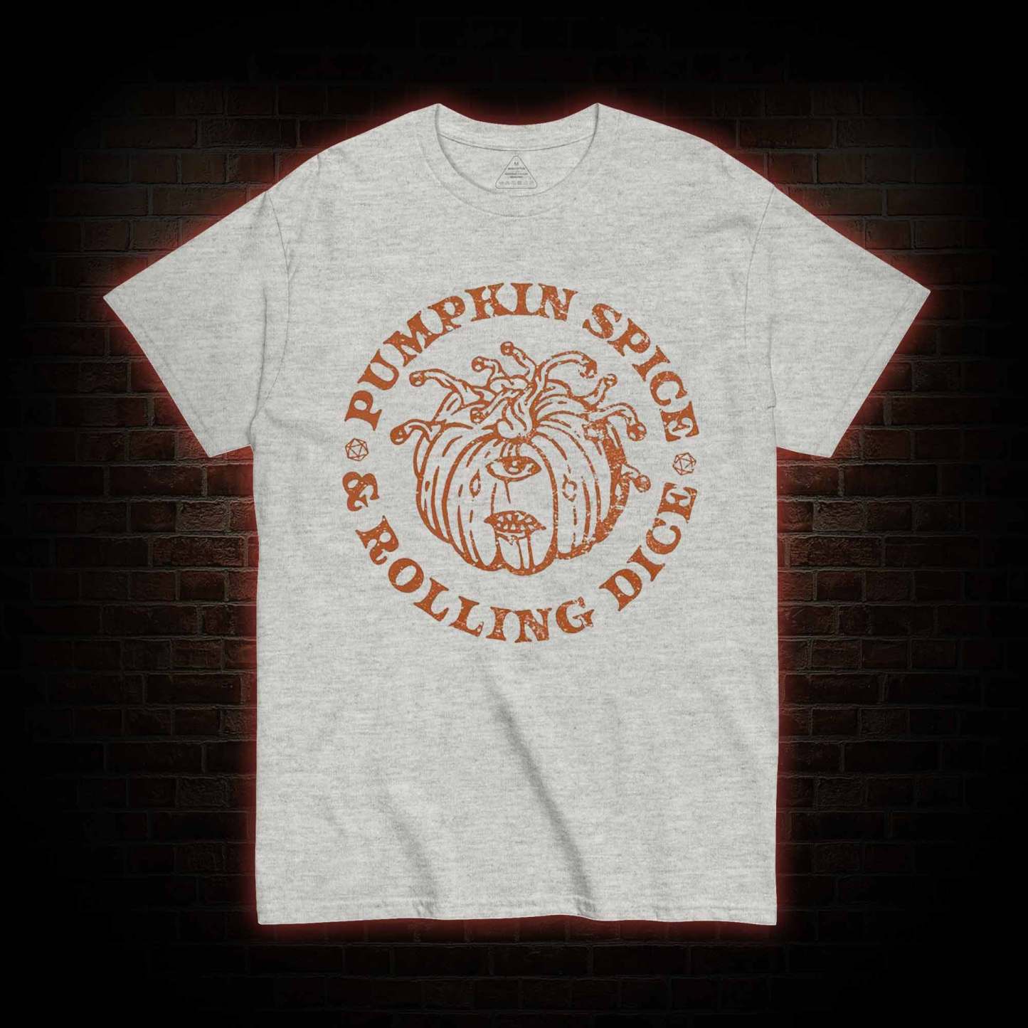 Pumpkin Spice and Rolling Dice T-shirt