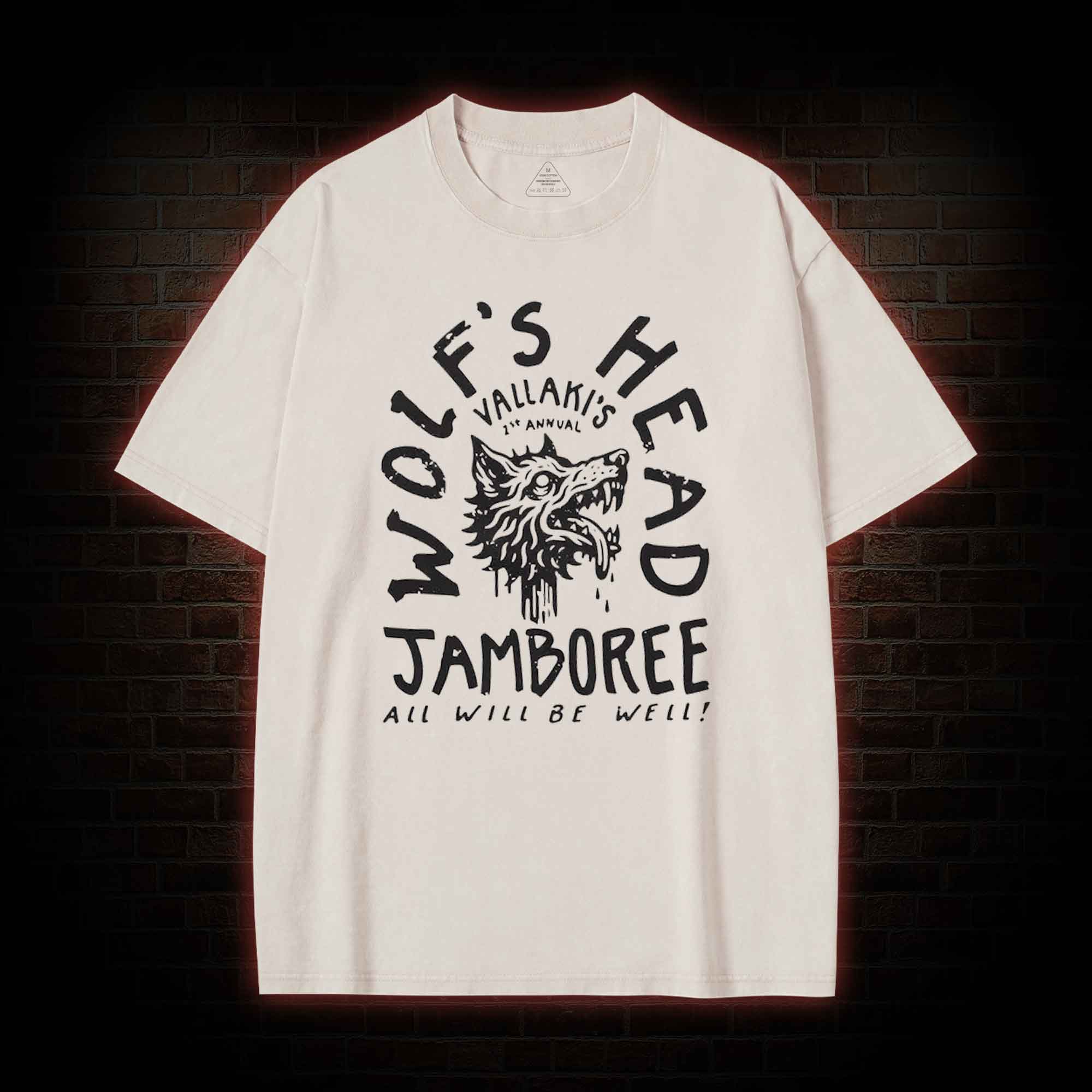 Wolf's Head Jamboree Washed T-shirt