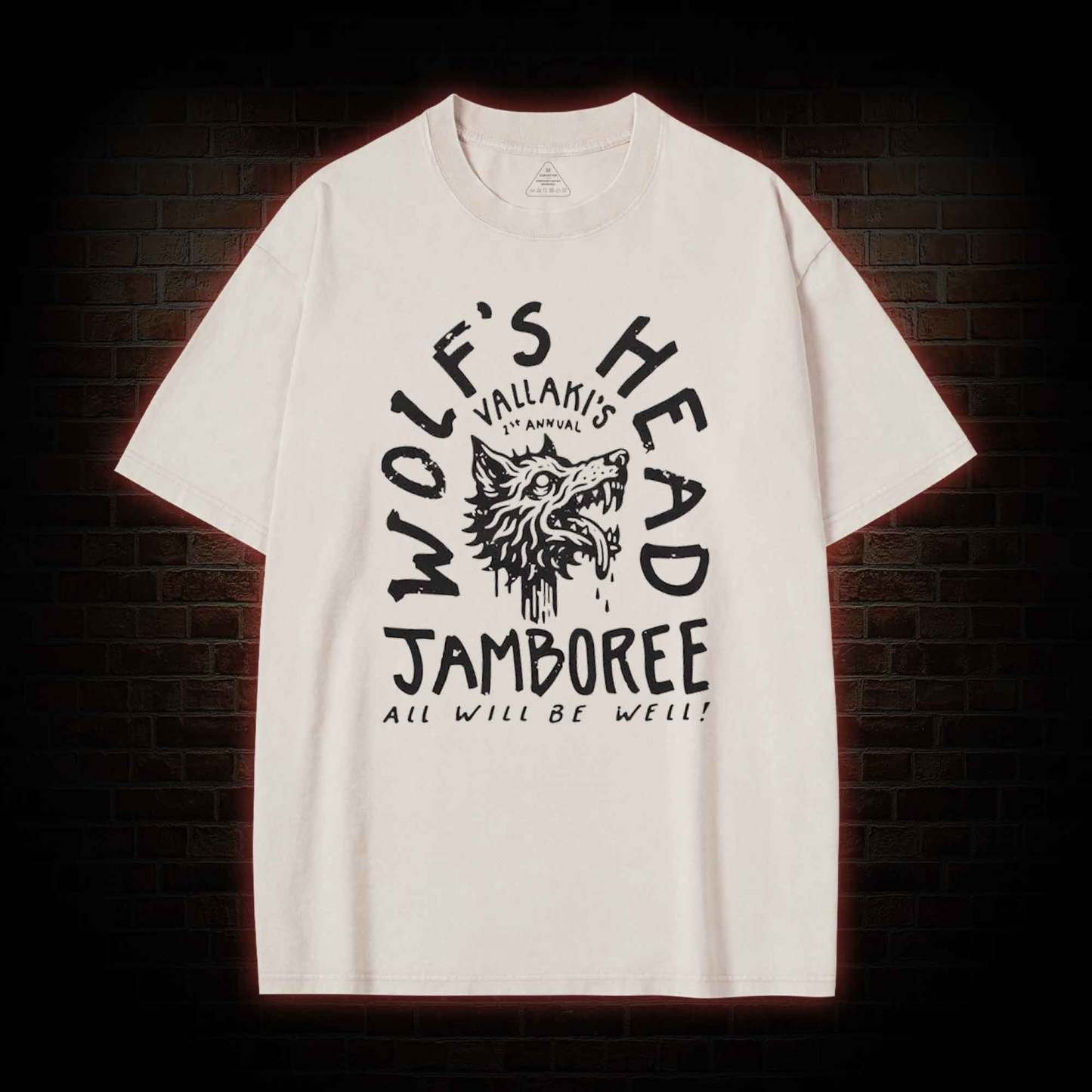 Wolf's Head Jamboree Washed T-shirt