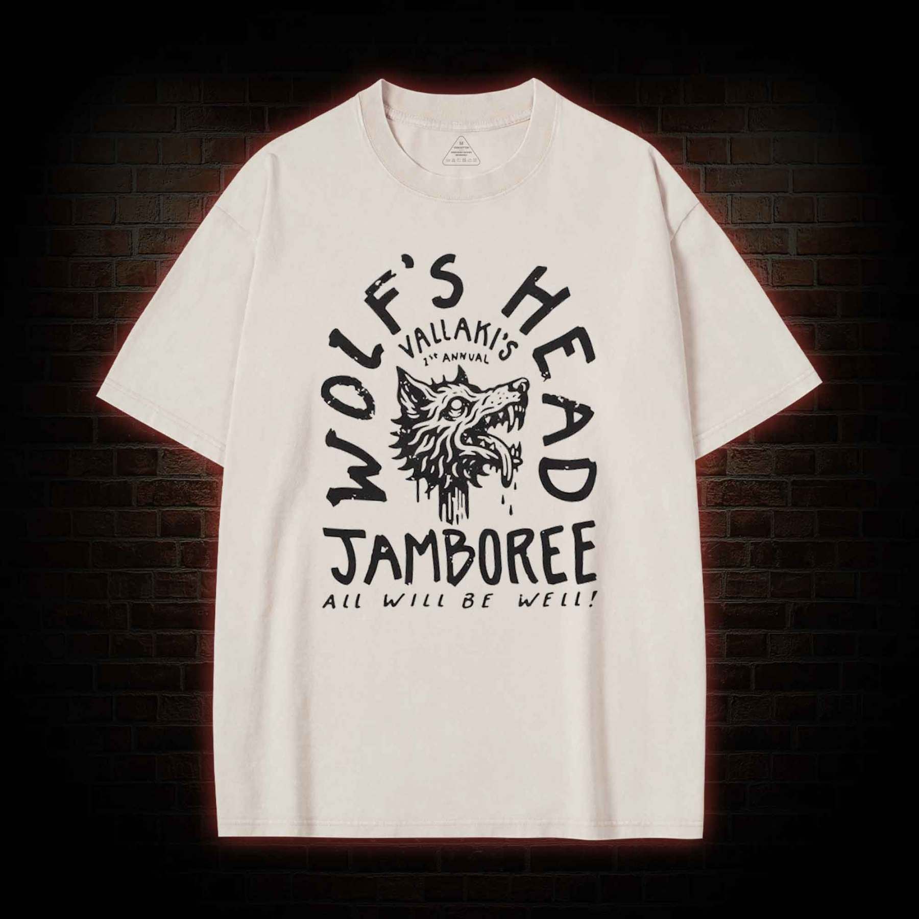 Wolf's Head Jamboree Washed T-shirt