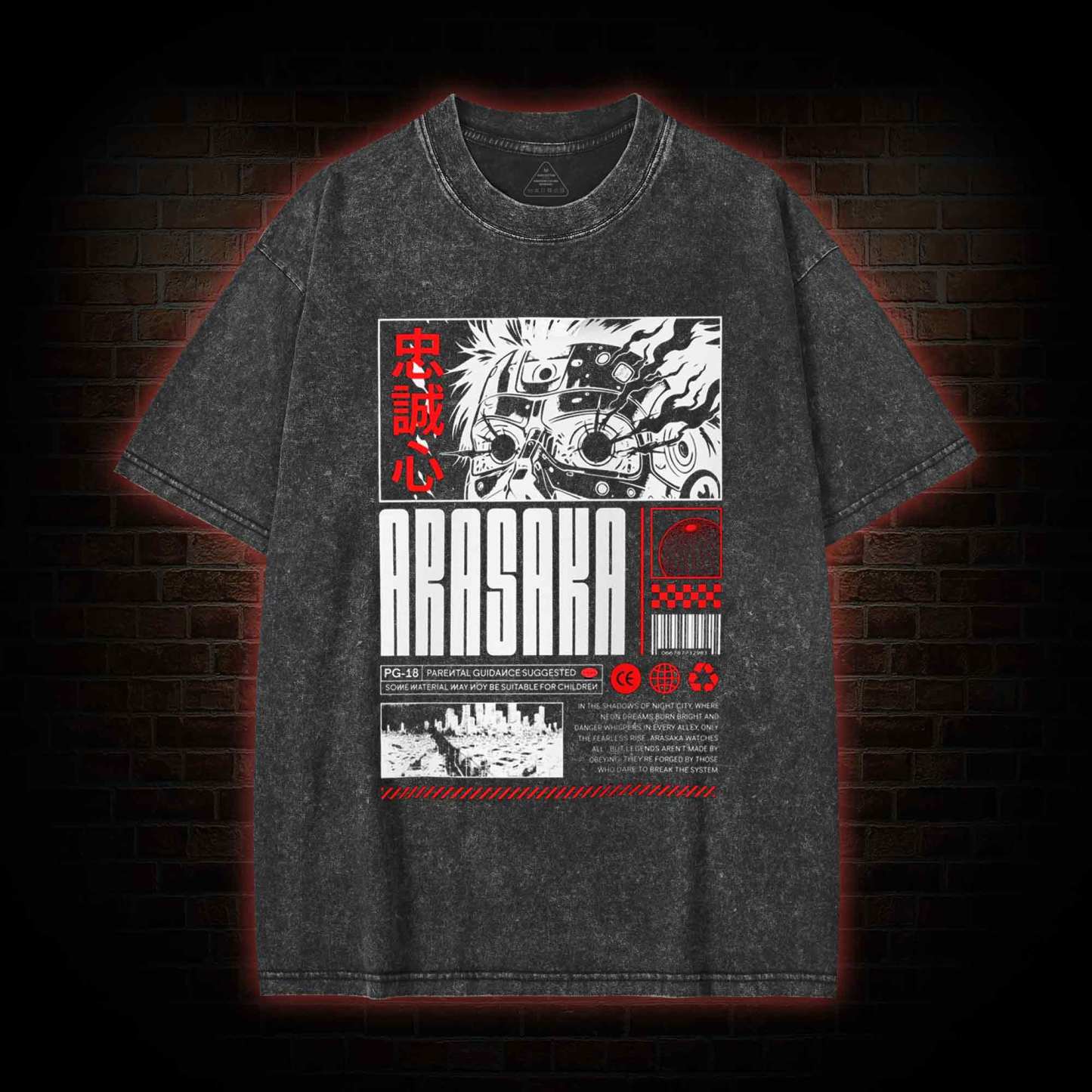 Samurai Washed T-shirt