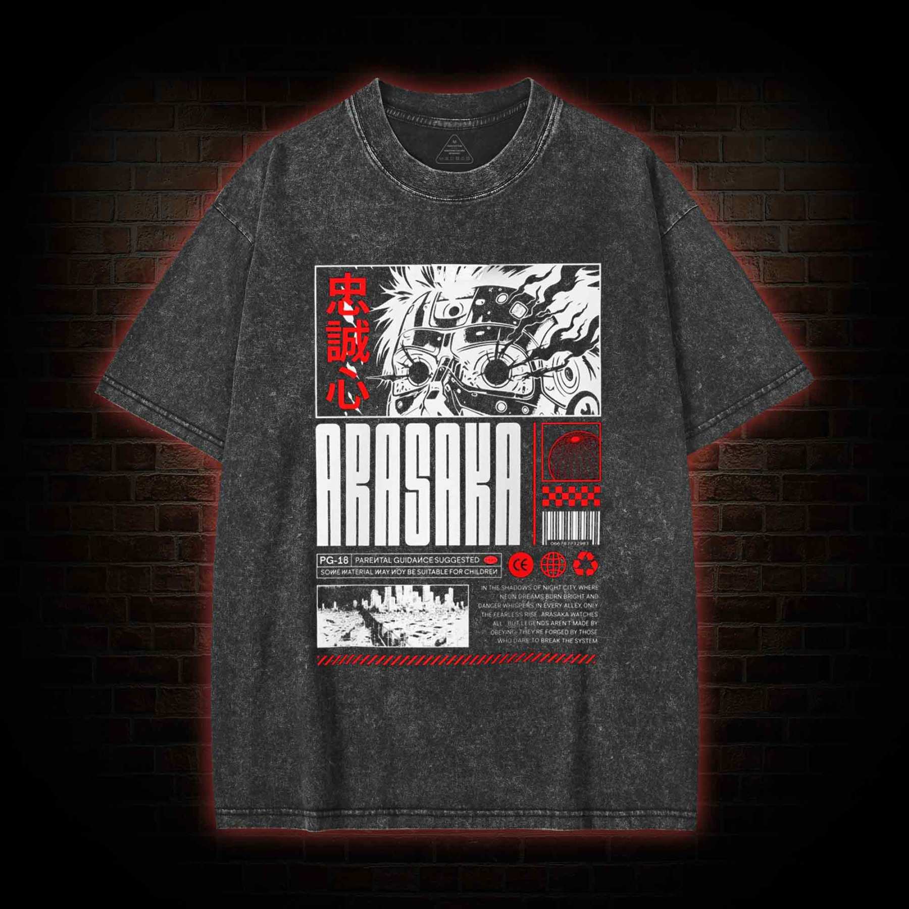 Samurai Washed T-shirt