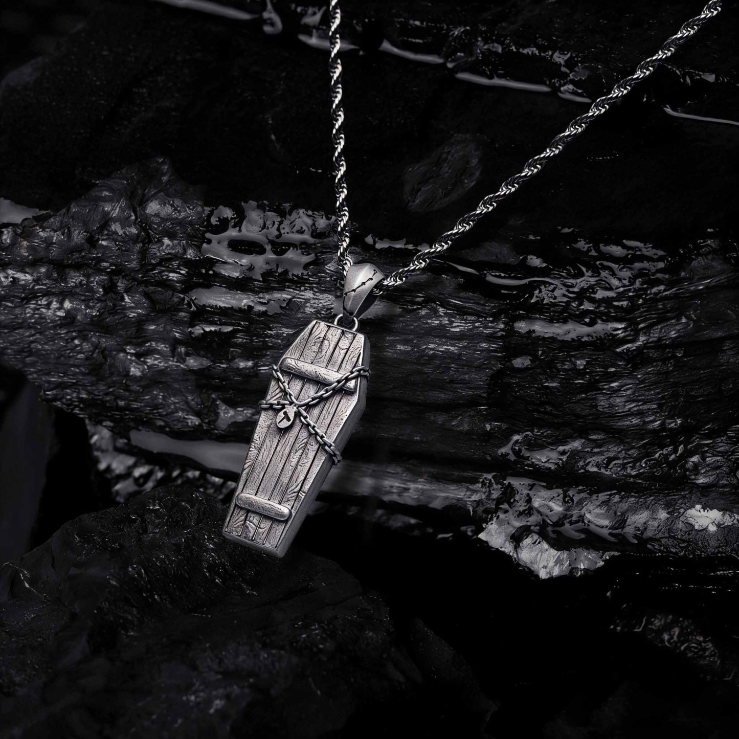 Cursed Coffin Sculptural Necklace