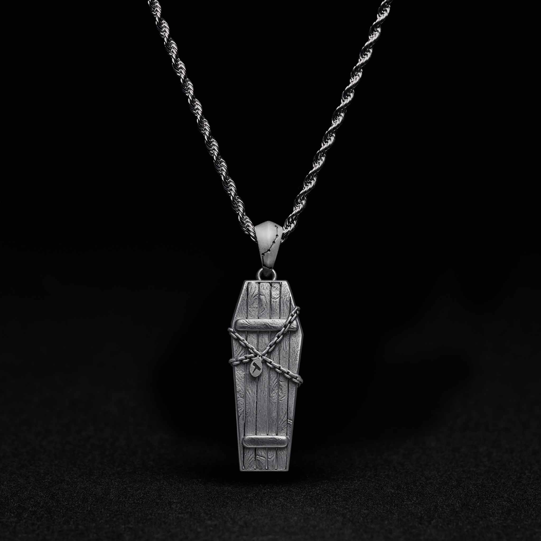 Cursed Coffin Sculptural Necklace