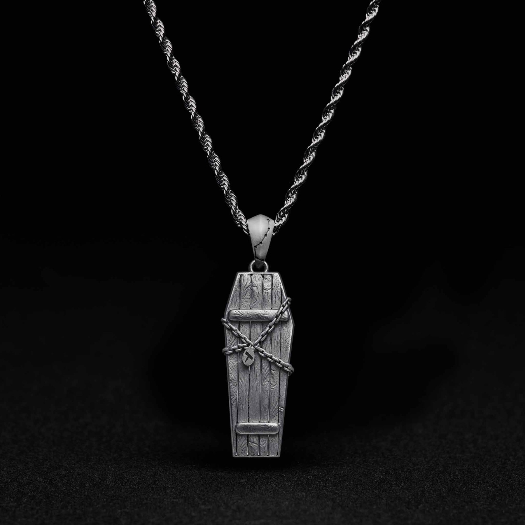 Cursed Coffin Sculptural Necklace