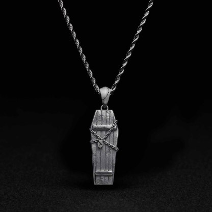 Cursed Coffin Sculptural Necklace
