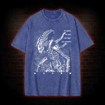 No One Can Hear You Scream Washed T-shirt