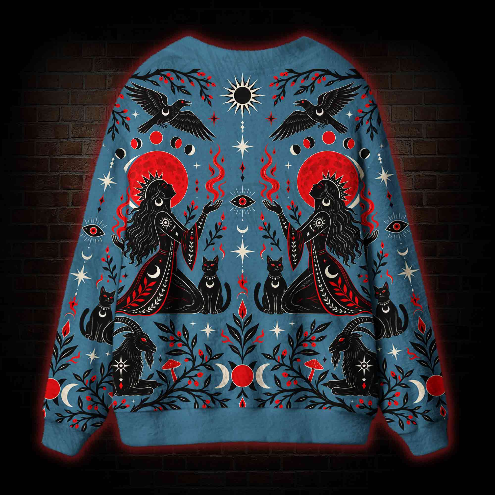 Abyss Bloodmoon Cardigan Sweater