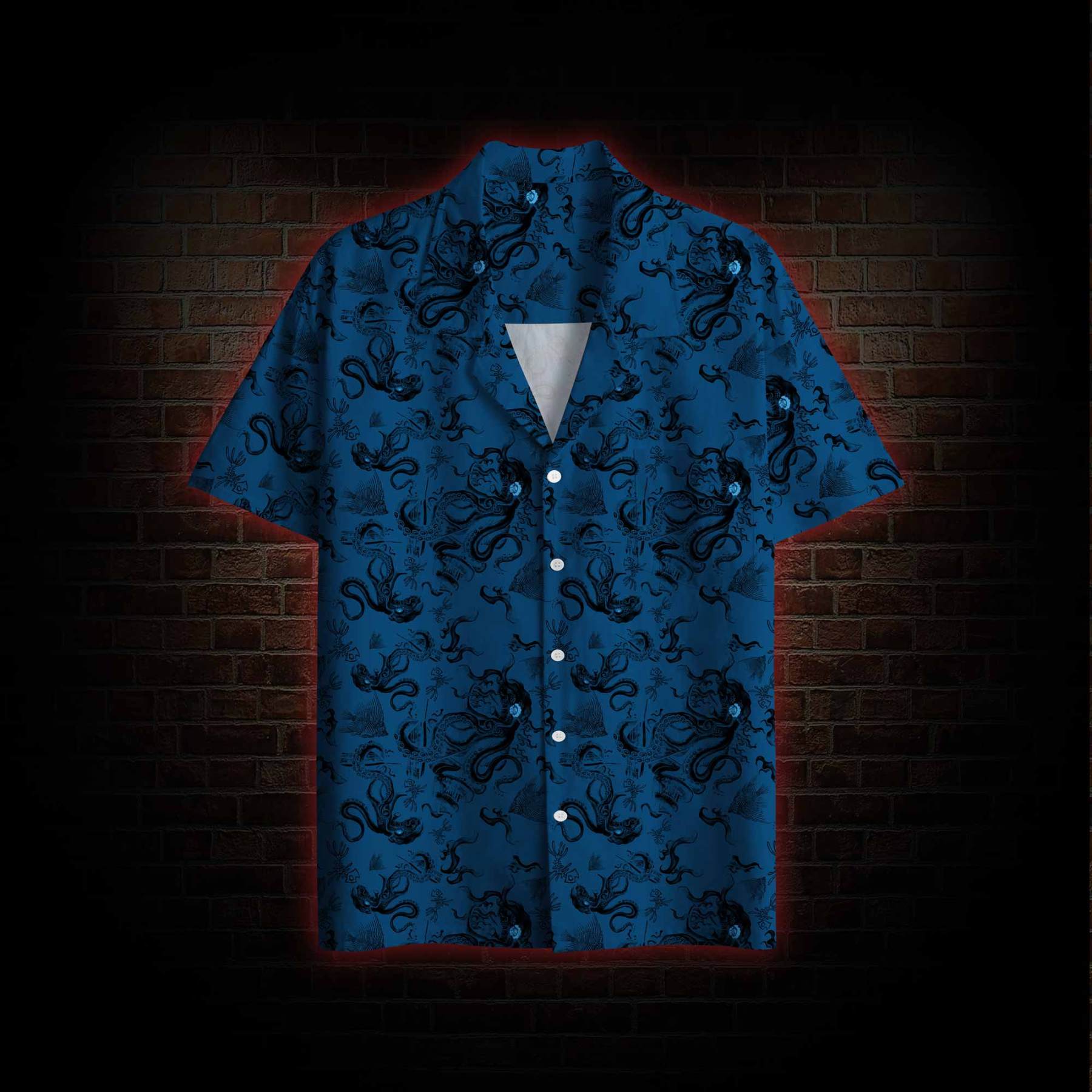 Deep Sea Monster Hawaiian Shirt