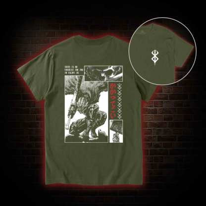 Berserk Guts Back Print T-Shirt
