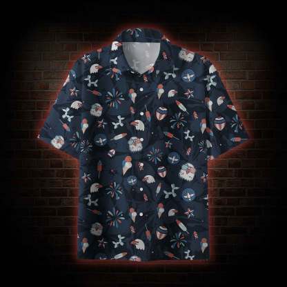 Happy Independence Day Button-up Shirt