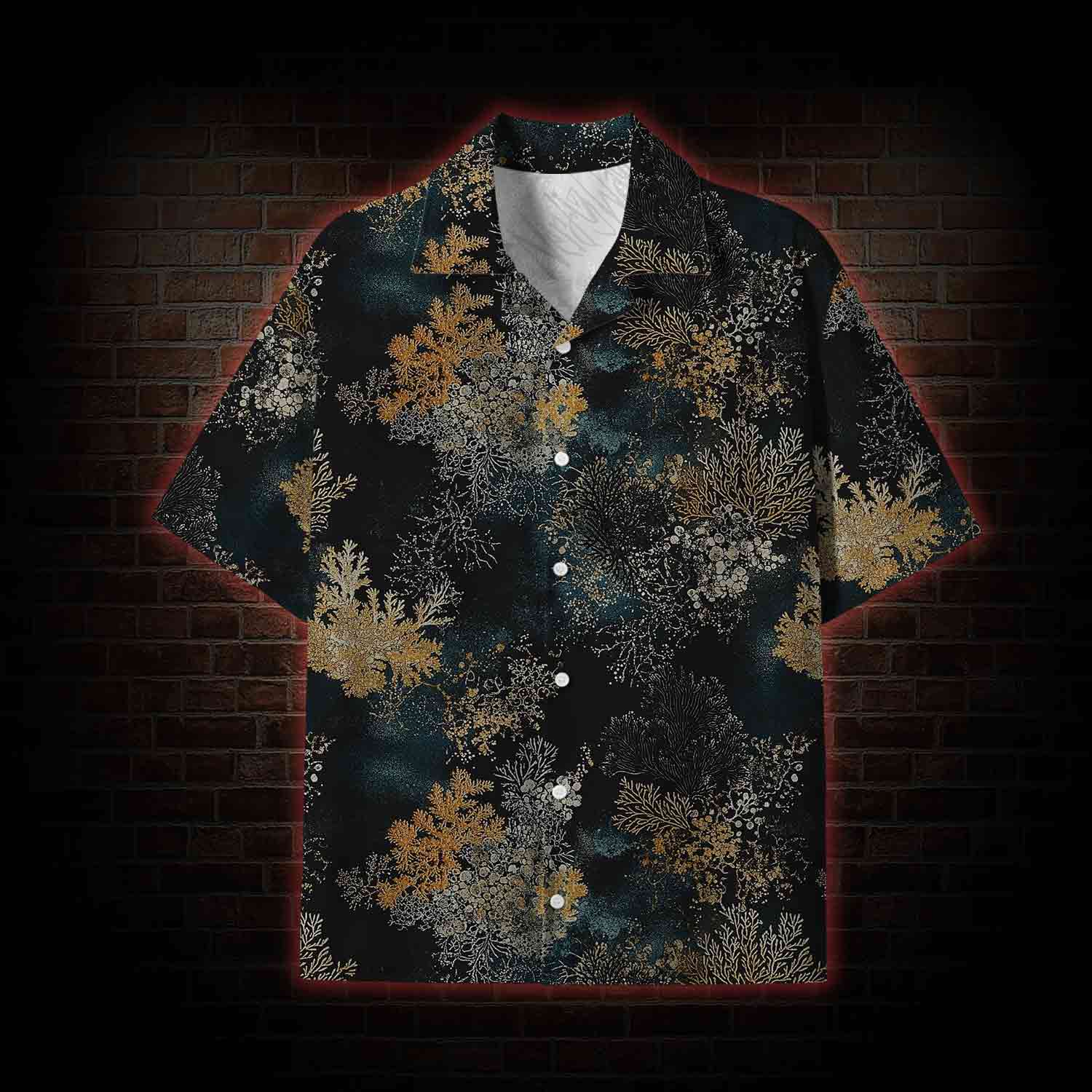 Overlooking the Dark Forest Lightweight Hawaiian Shirt