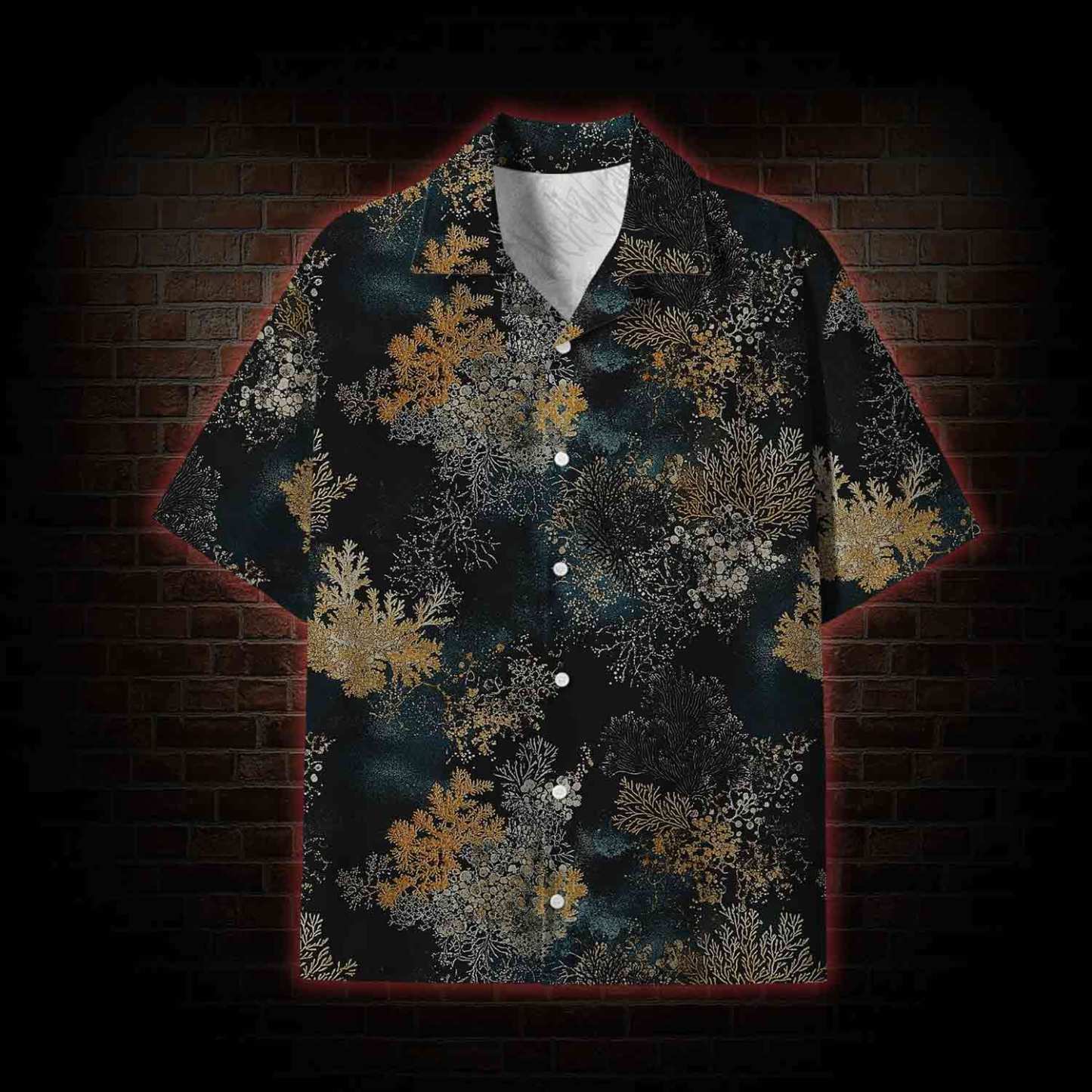 Overlooking the Dark Forest Lightweight Hawaiian Shirt