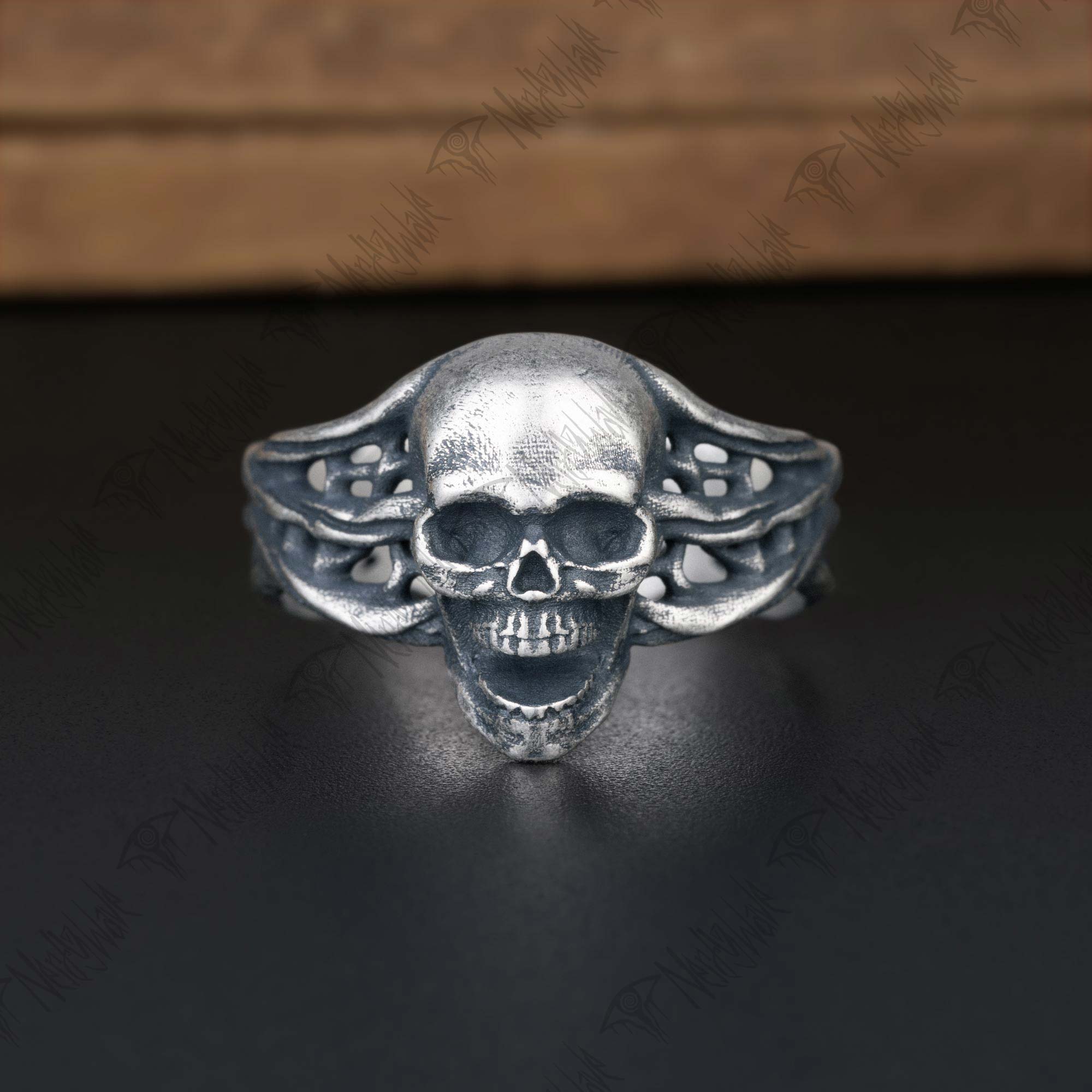 Scream Silver Ring