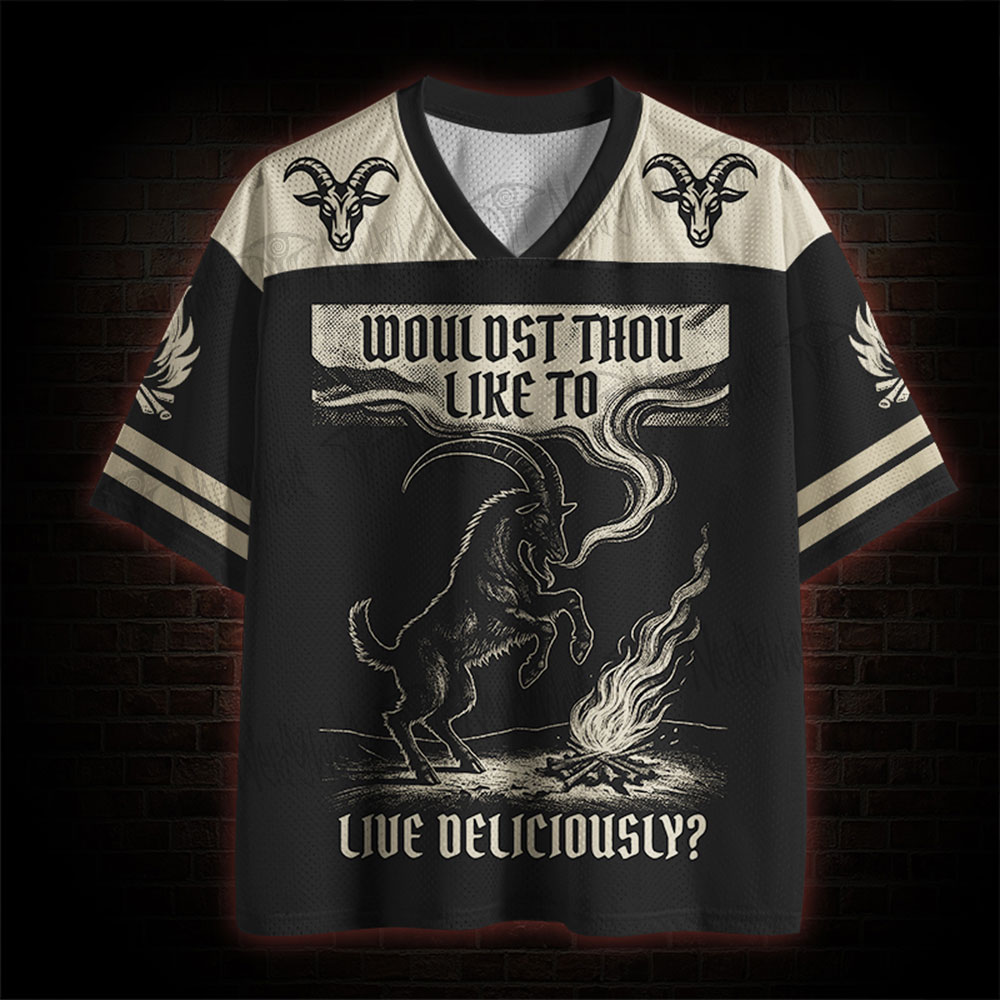 Live Deliciously? Goat Mesh Jersey
