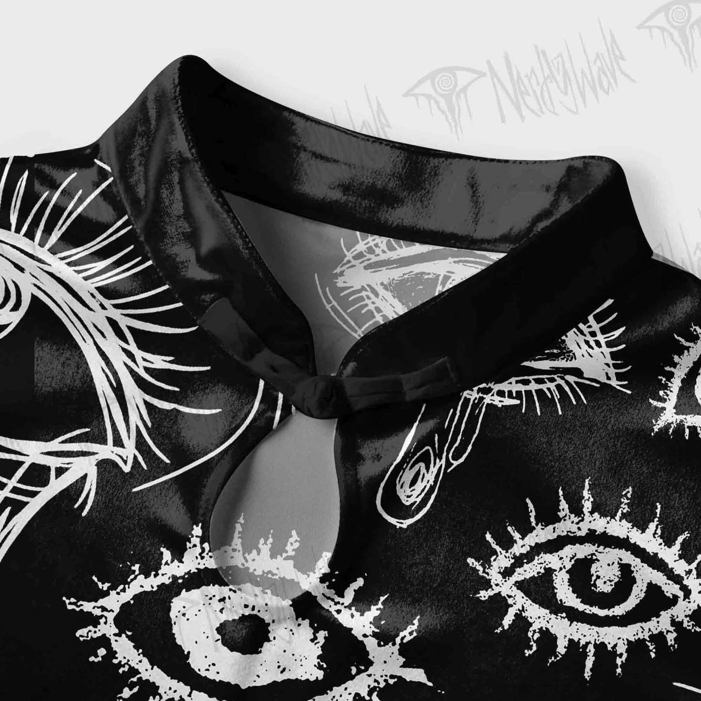 Crying Eyes Velvet Mini Dress