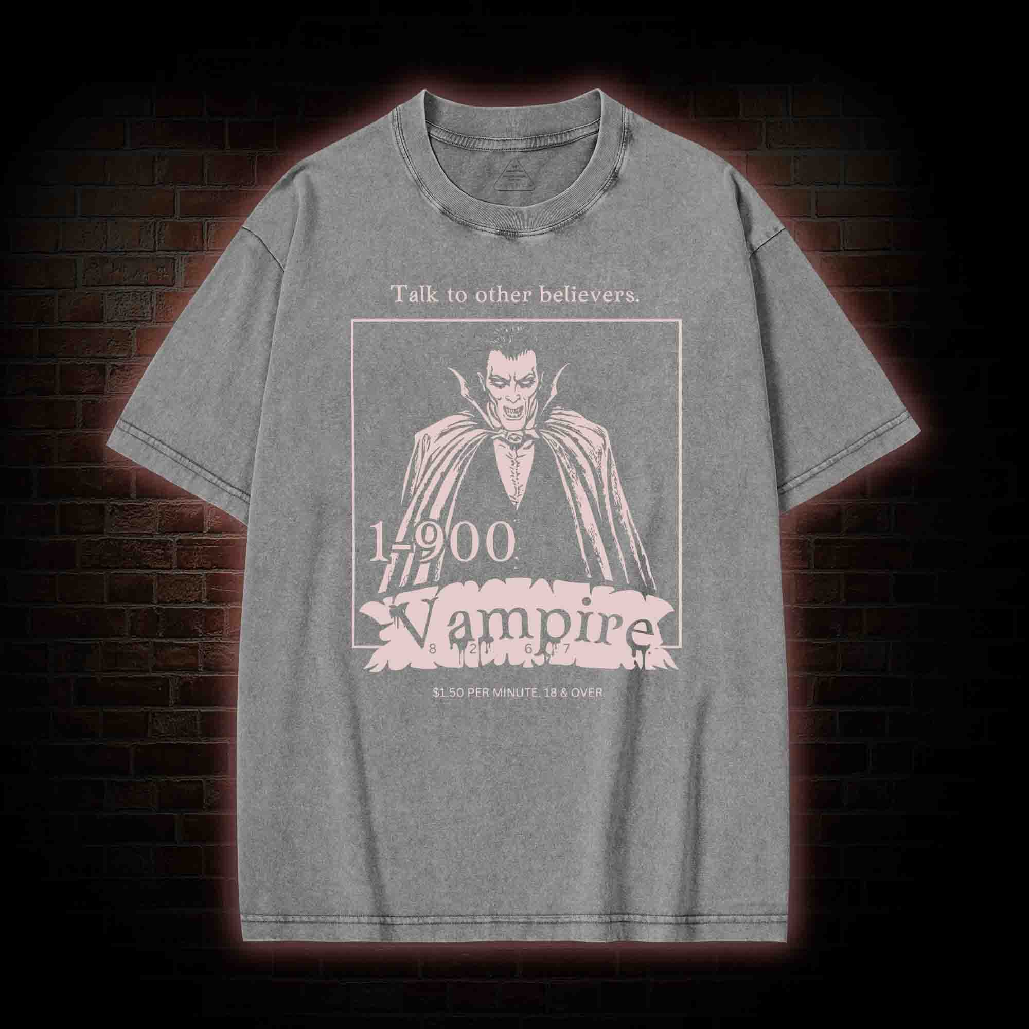 1-900 Vampire Washed T-shirt