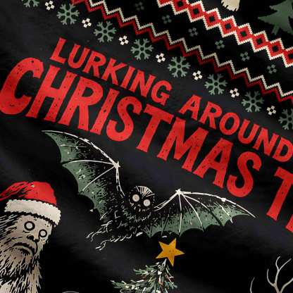 Lurking Christmas Tree Ugly Sweatshirts