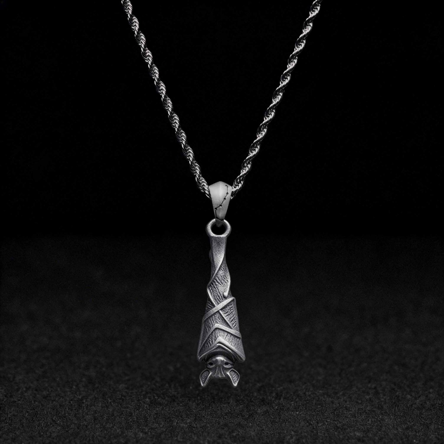 Wings of the Night Sculptural Necklace