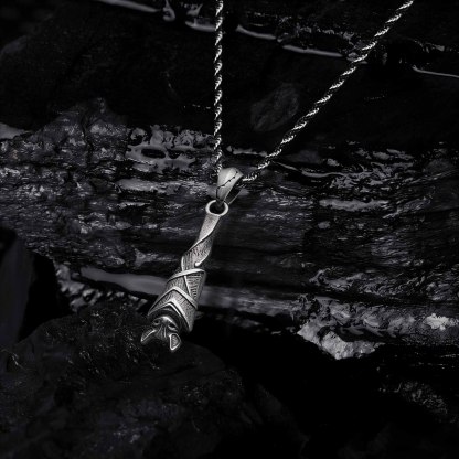 Wings of the Night Sculptural Necklace