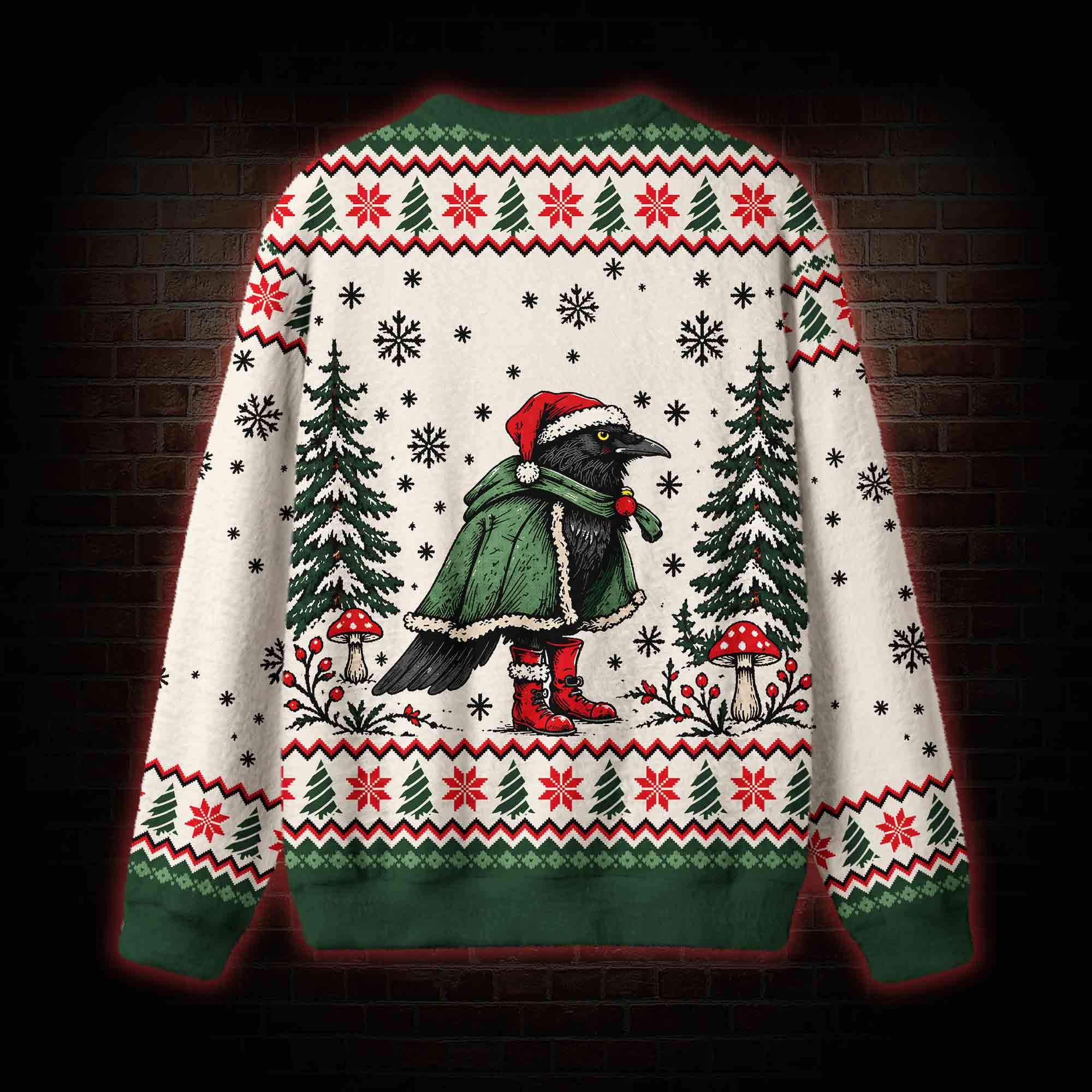 Merry Cawmas Ugly Sweatshirts