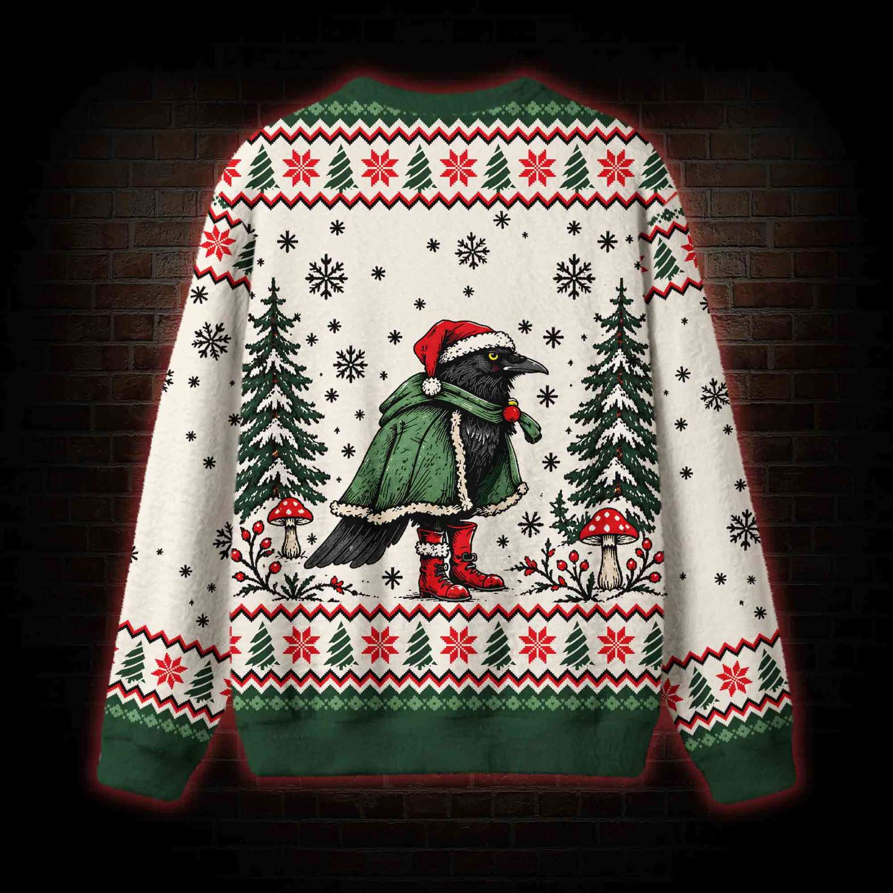 Merry Cawmas Ugly Sweatshirts