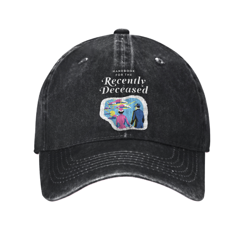 Handbook For The Recently Deceased Washed Vintage Baseball Cap